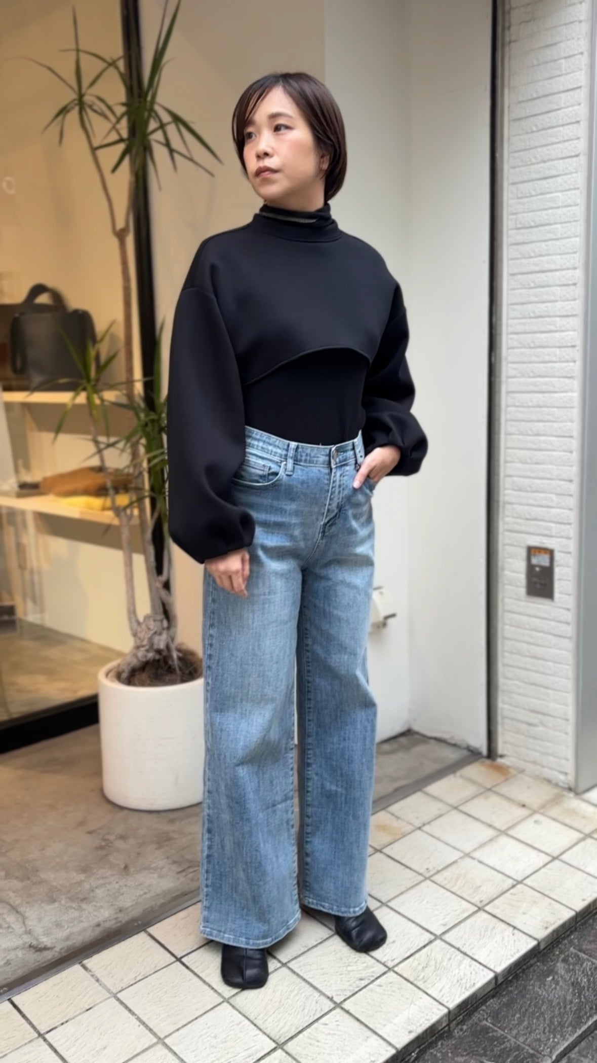 エアクッション3wayワンピース(ブラック)