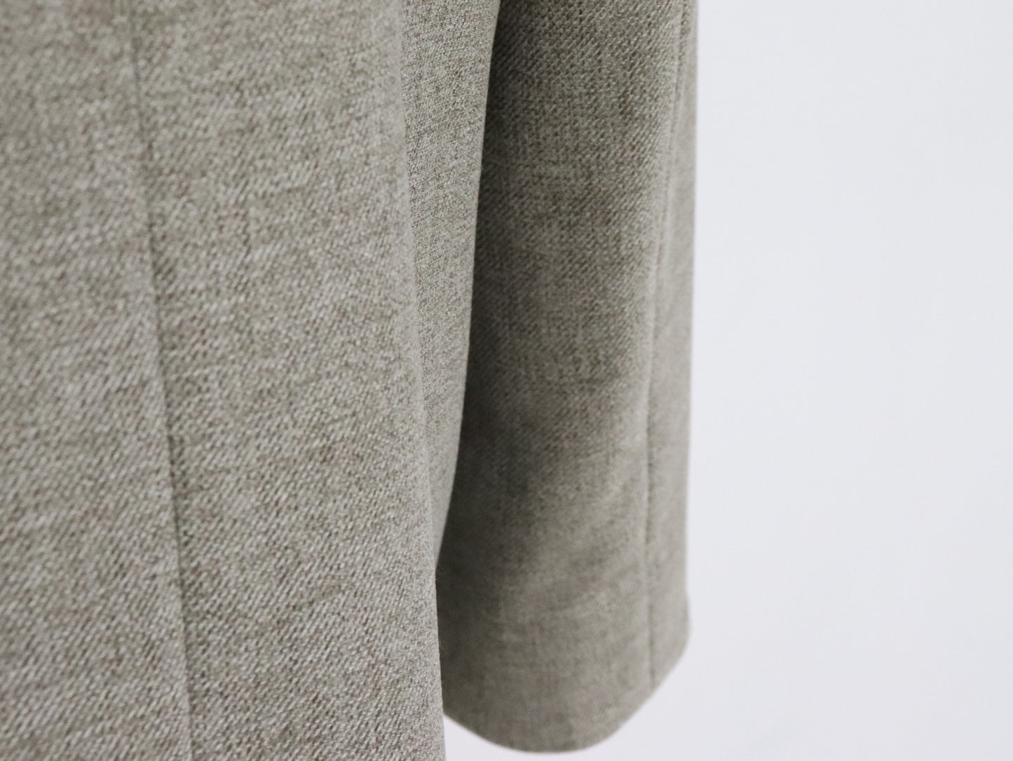 メランジスリットZIPジャケット(モカチャ)