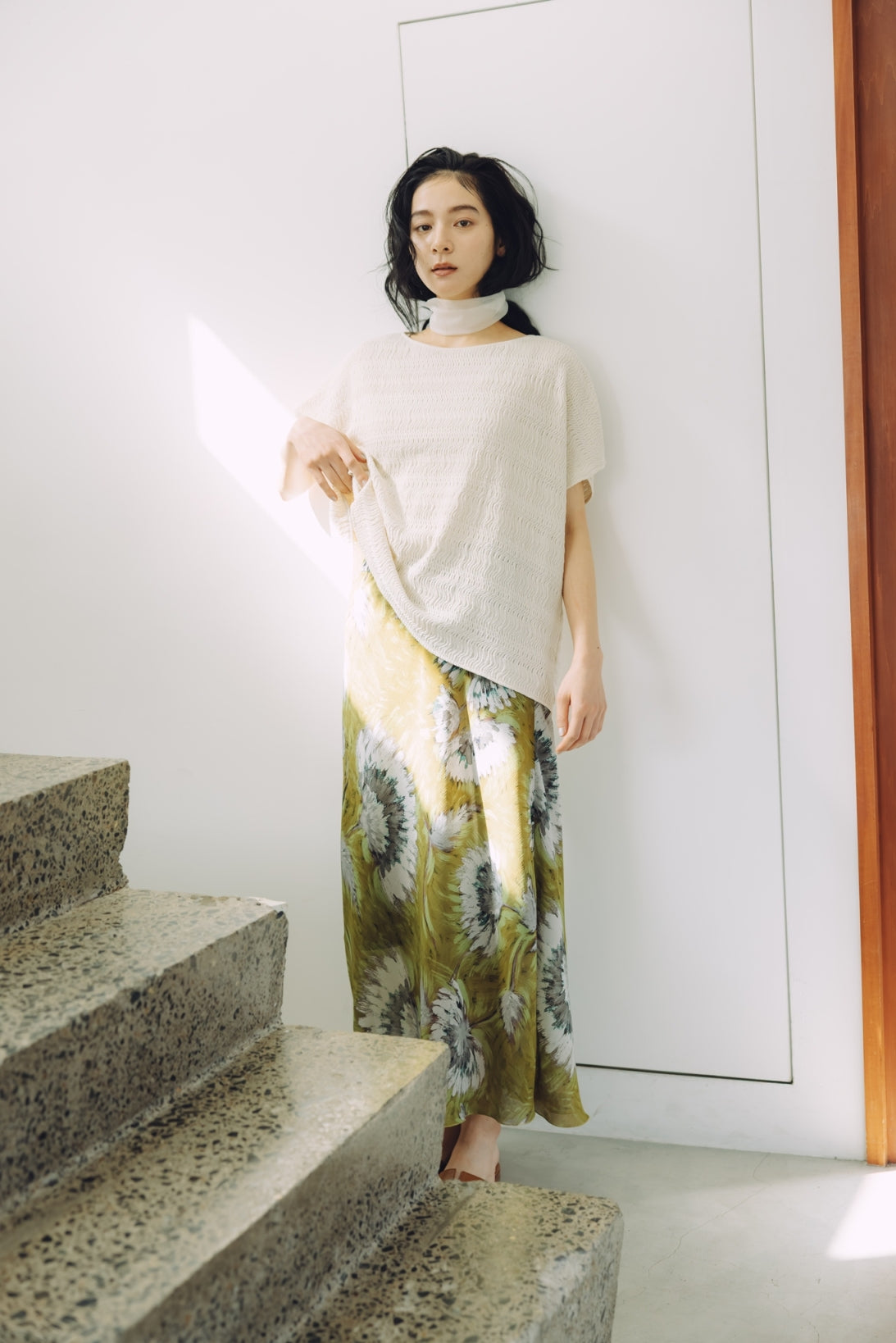 【4月27日 発売】ウェーブラッセルレースプルオーバー（アイボリー）