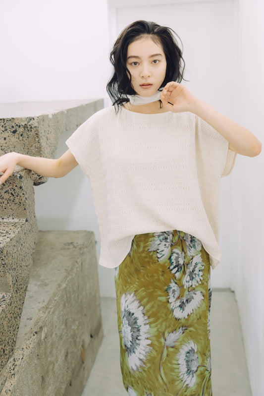 【4月27日 発売】ウェーブラッセルレースプルオーバー（アイボリー）