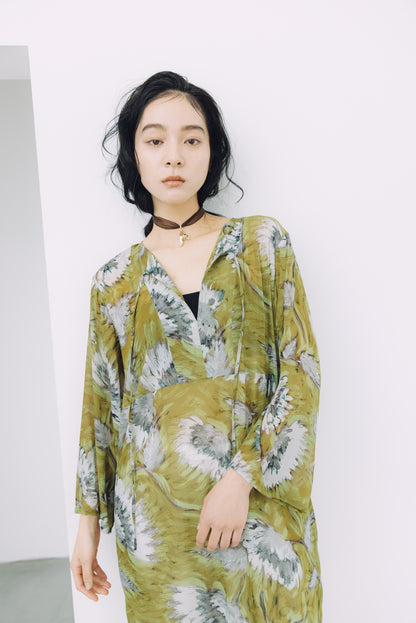 【4月20日 発売】ポリフラワーシアーワンピース