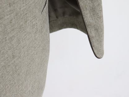 メランジスリットZIPジャケット（モカチャ）