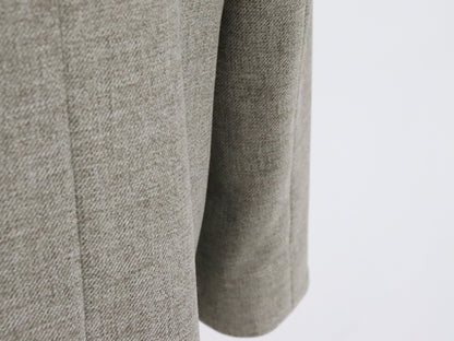 メランジスリットZIPジャケット（モカチャ）